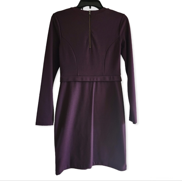 Athleta Ponte Zip Purple Dress - Picture 2 of 12